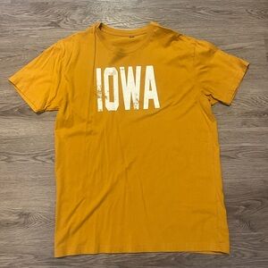 Yellow Iowa Graphic T-Shirt